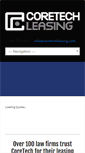 Mobile Screenshot of coretechleasing.com